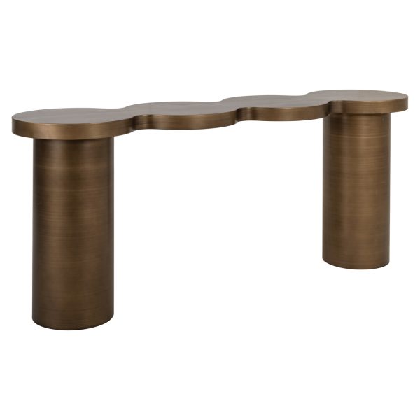 Richmond Interiors Console Bubba brushed gold