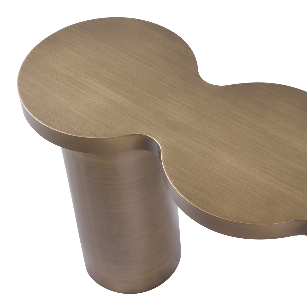 Richmond Interiors Console Bubba brushed gold