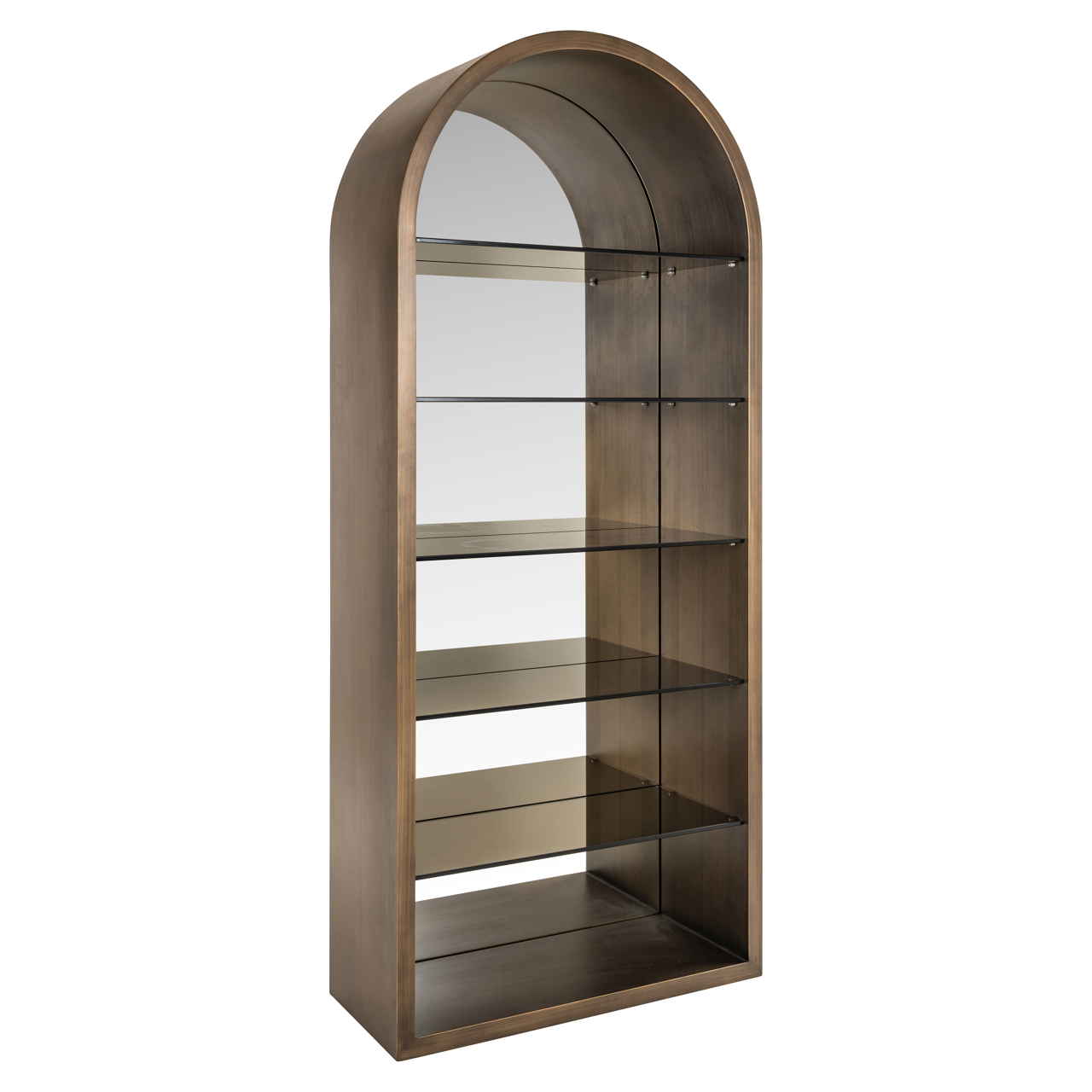 Richmond Interiors Wandkast Bowic brushed gold