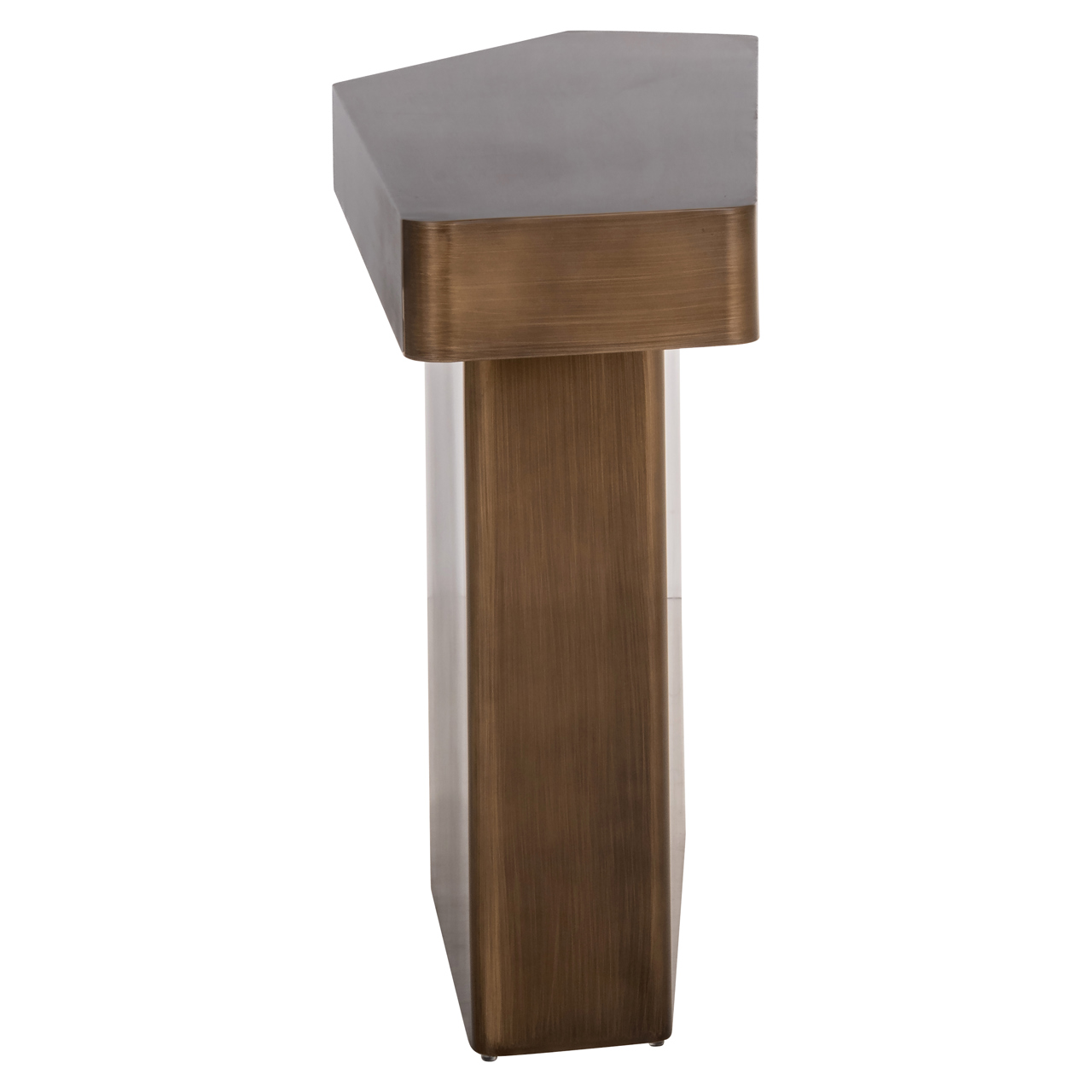 Richmond Interiors Console Hexa brushed gold