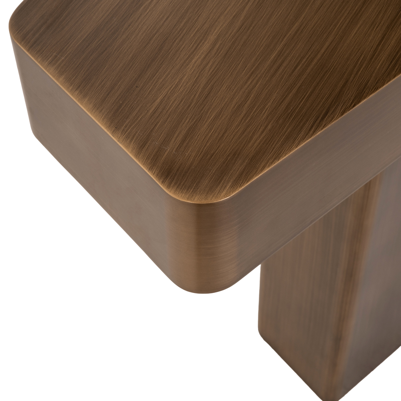 Richmond Interiors Console Hexa brushed gold