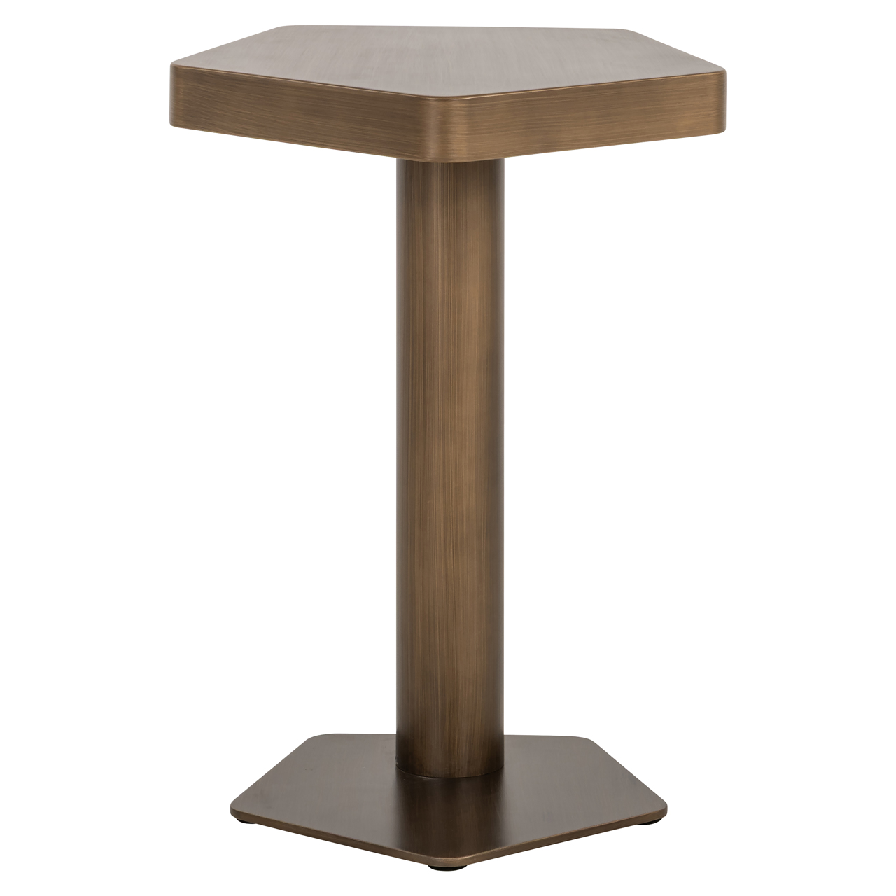 Richmond Interiors Bankbijzettafel Hexa brushed gold