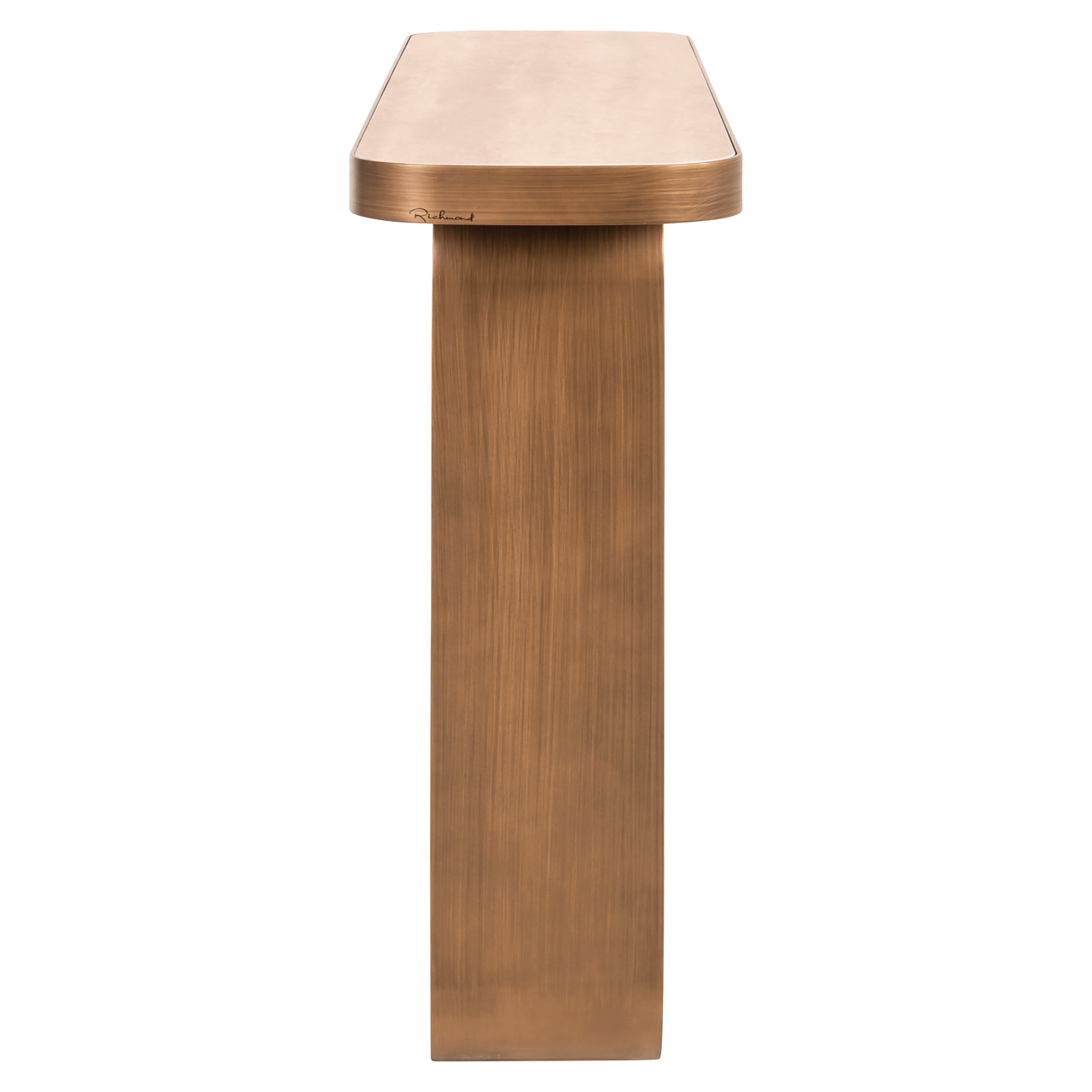 Richmond Interiors Console Locarno brushed gold