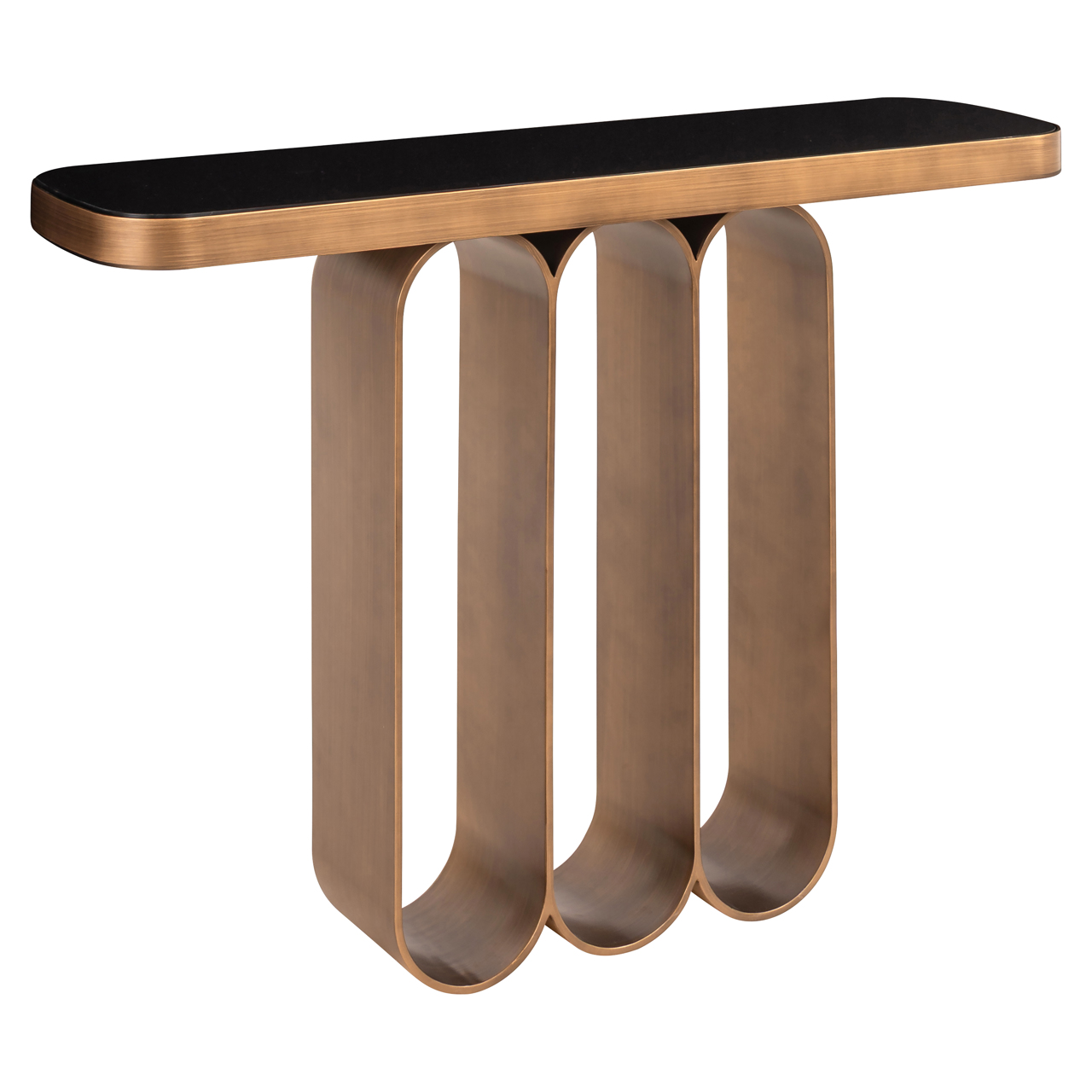 Richmond Interiors Console Locarno brushed gold