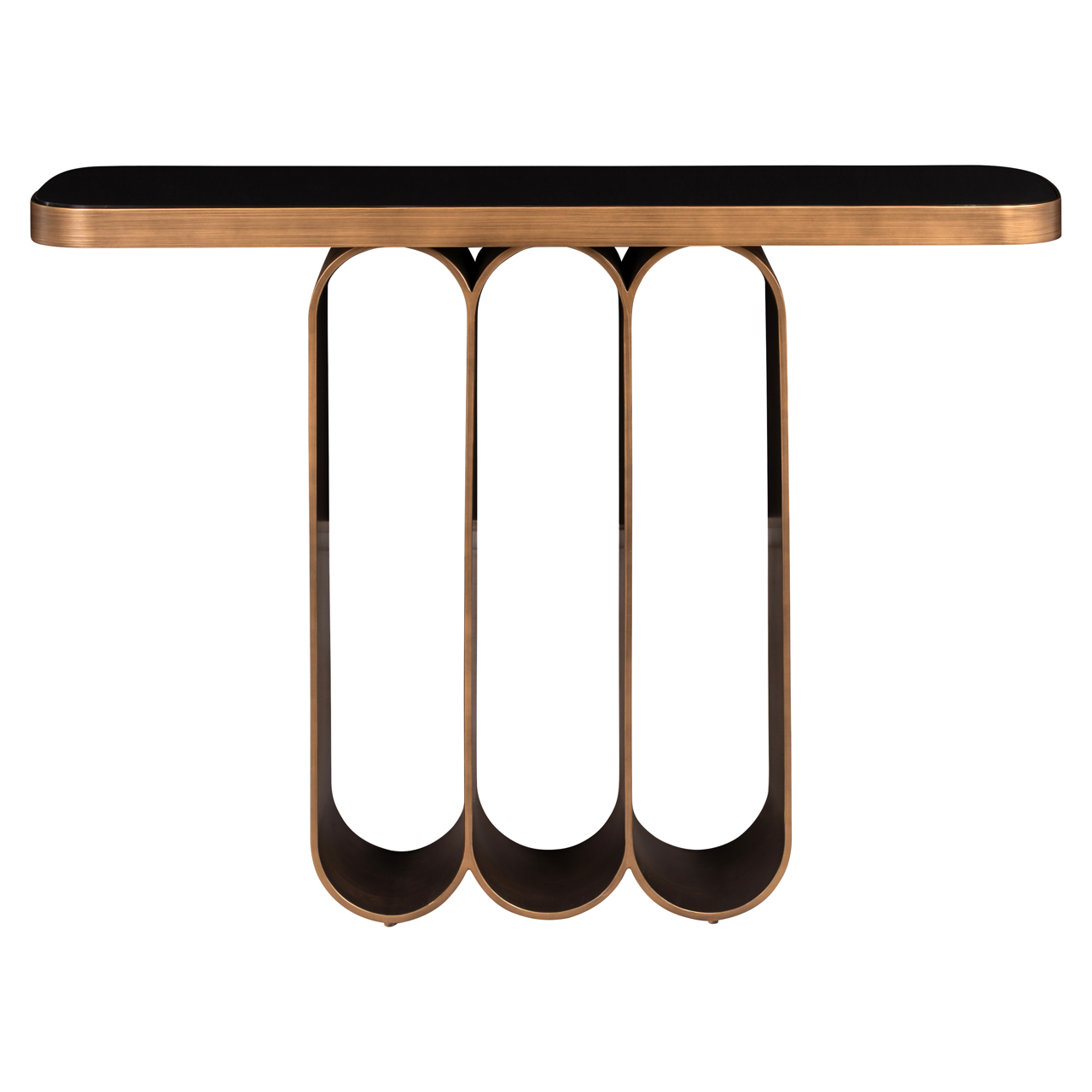 Richmond Interiors Console Locarno brushed gold