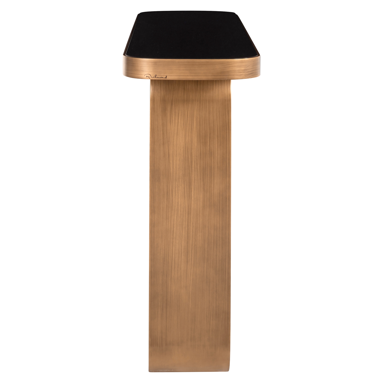 Richmond Interiors Console Locarno brushed gold