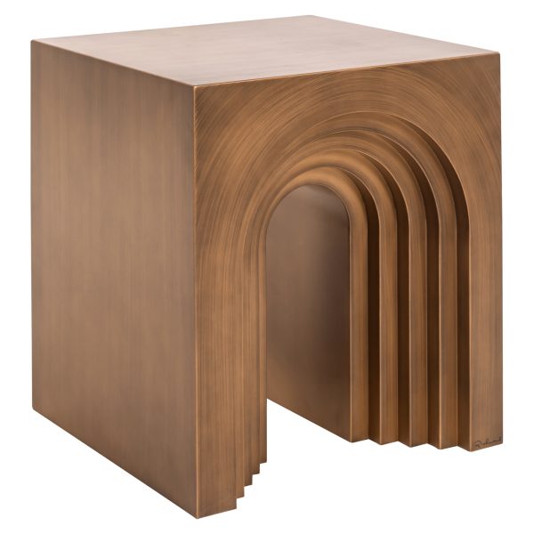 Richmond Interiors Bijzettafel Vevey brushed gold