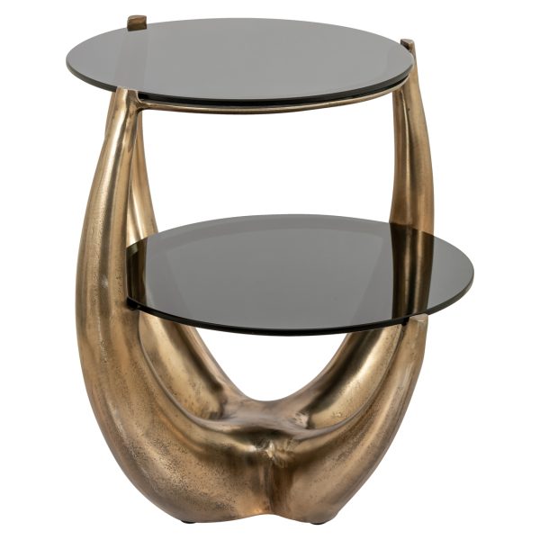 Richmond Interiors Bijzettafel Aida gold