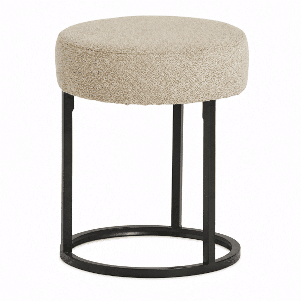 Nijwie MySons Escabel hocker - Ø40 - Alpine - Beige - Unique Collection