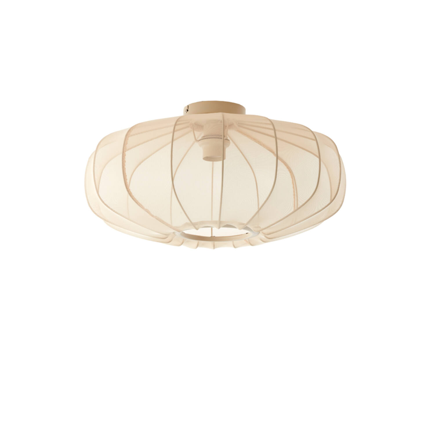 Light & Living Plafonnière Ø50x24 cm PLUMALIA zand