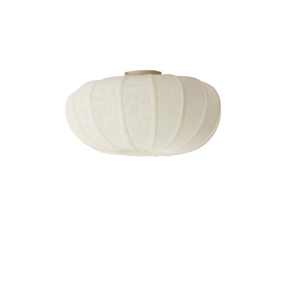 Light & Living Plafonnière Ø50x24,5 cm ZOSIA linnen crème