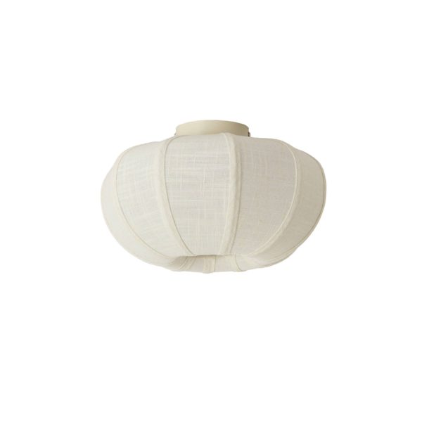 Light & Living Plafonnière Ø30x18 cm ZOSIA linnen crème