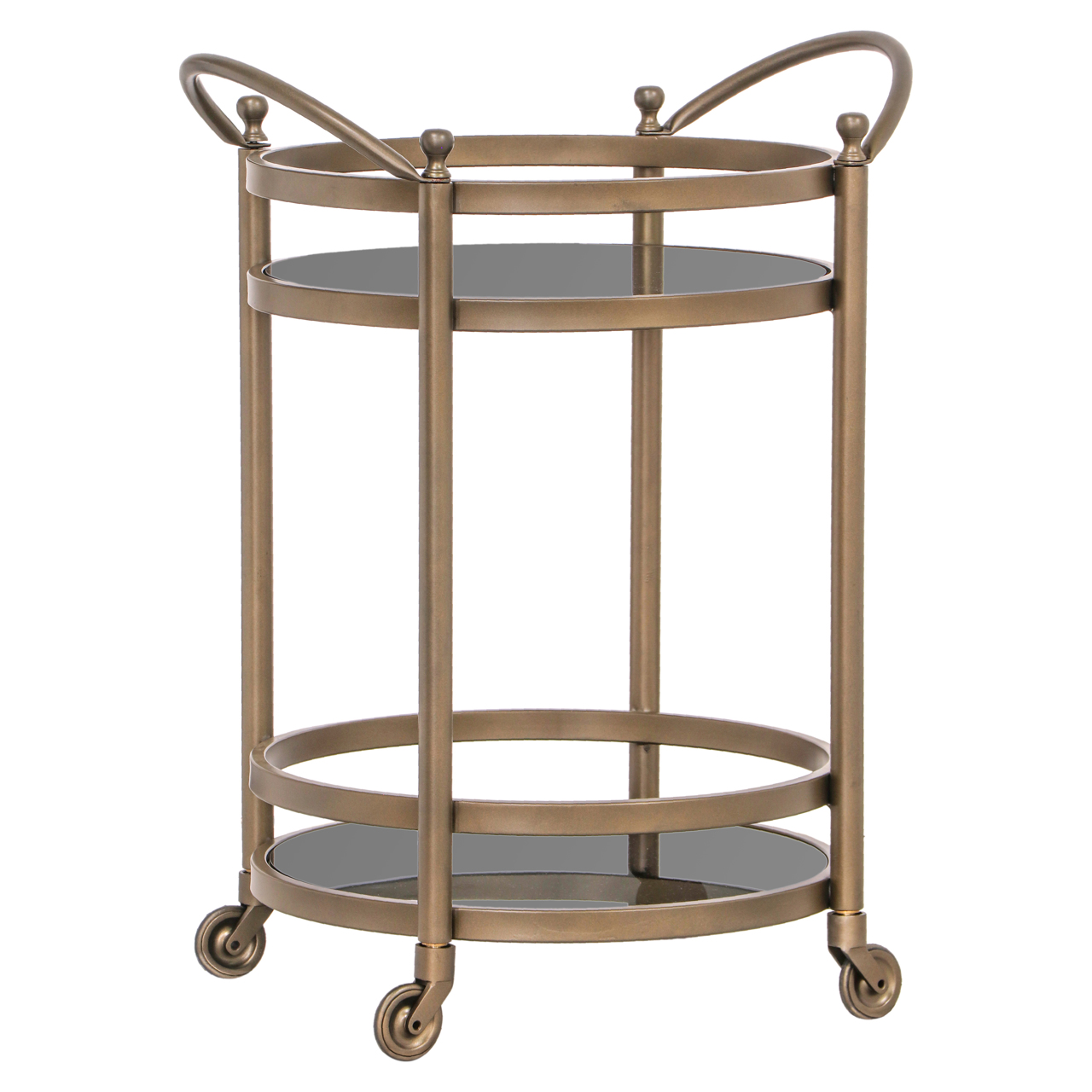 Richmond Interiors Trolley Hendricks brushed gold