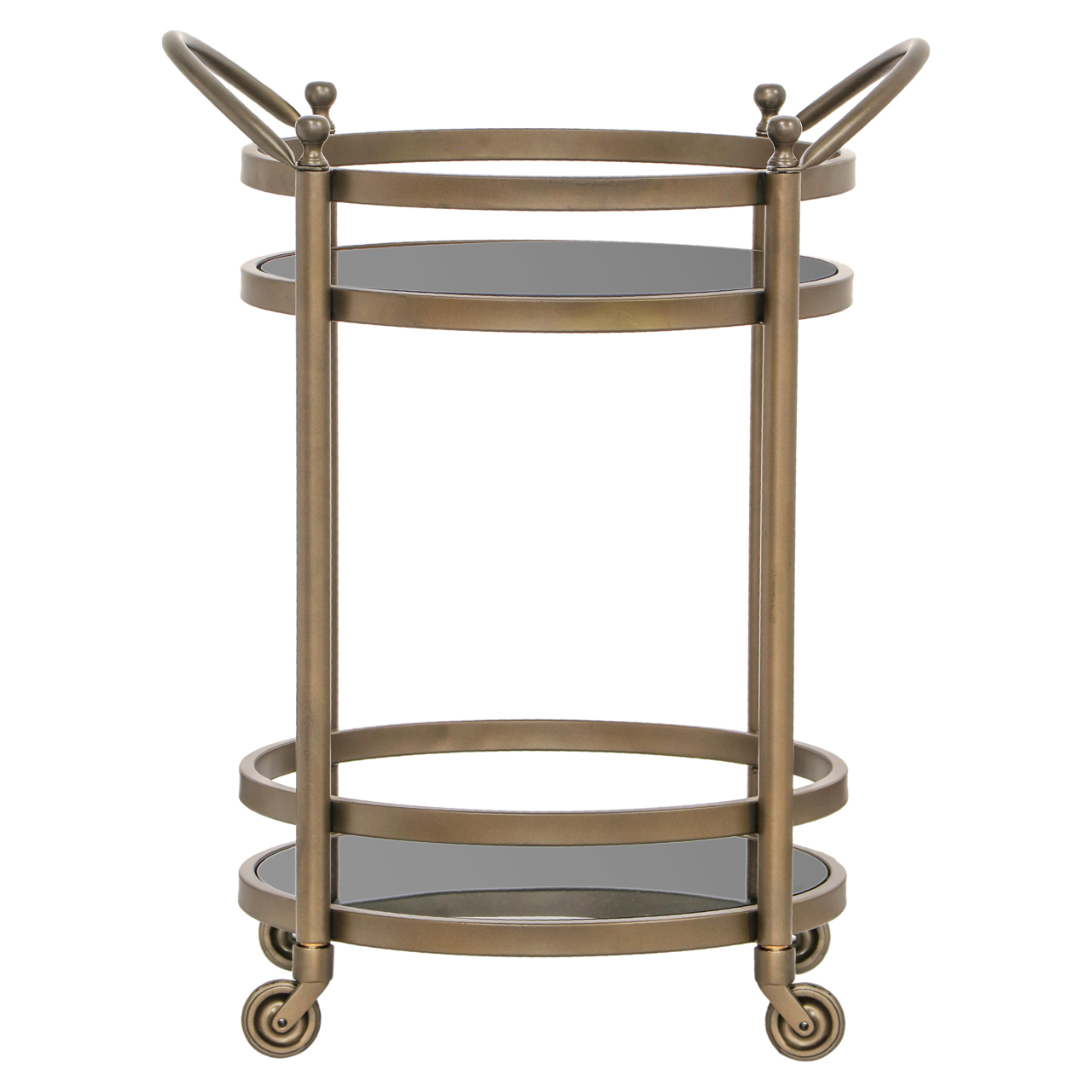 Richmond Interiors Trolley Hendricks brushed gold
