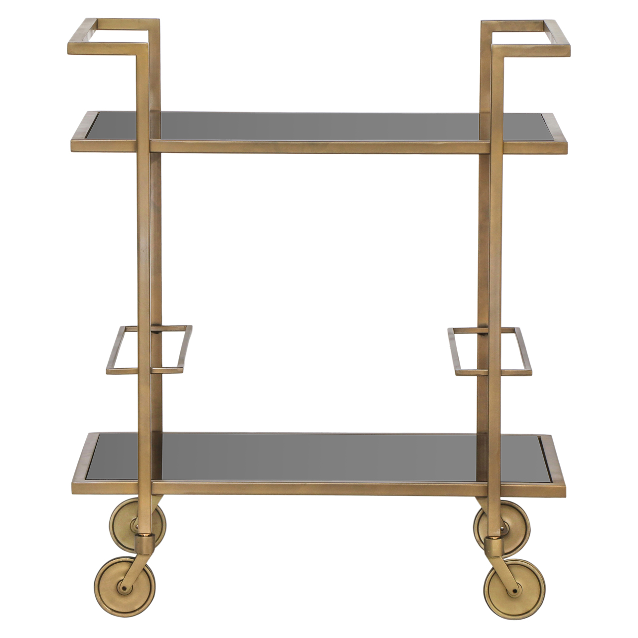 Richmond Interiors Trolley Xo brushed gold
