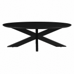Livingfurn Oslo Oval Black130 cm