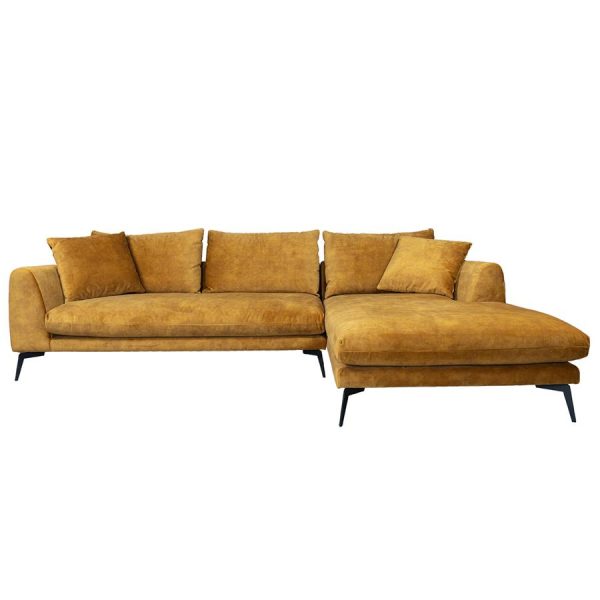 Tower Living Nottingham  2 5-AL + Chaise R - Adore 015 Yellow Orange