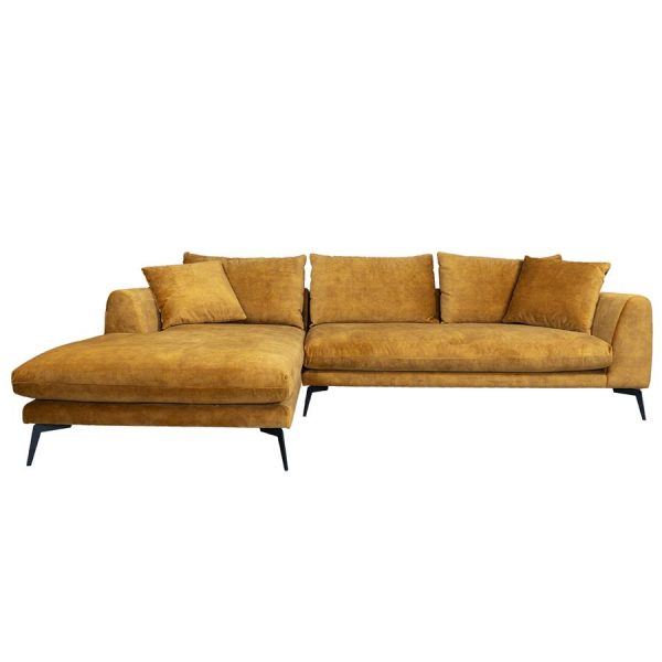 Tower Living Nottingham  2 5-AR + Chaise L - Adore 015 Yellow Orange