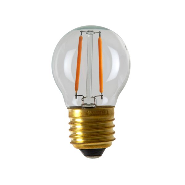 Light & Living LED kogel Ø4,5x7 cm LIGHT 2W helder E27 dimbaar