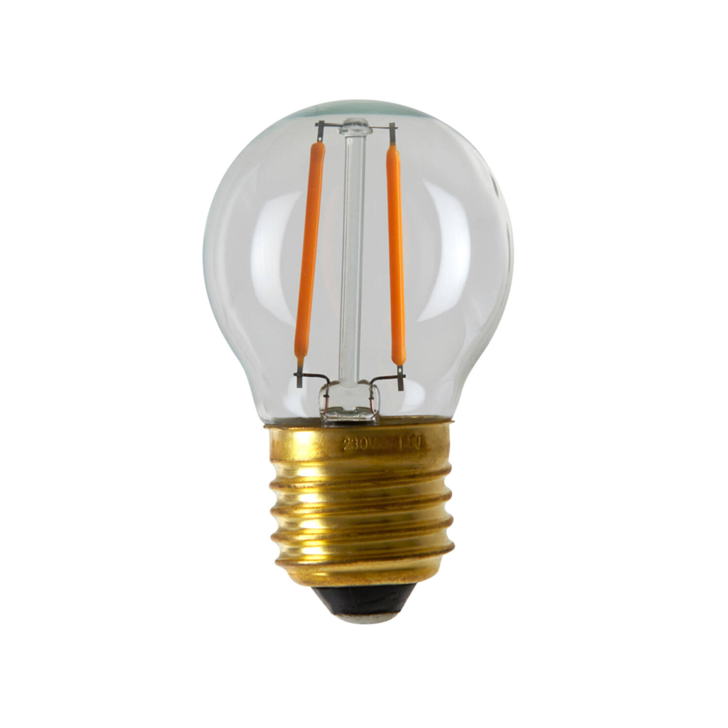 Light & Living LED kogel Ø4,5x7 cm LIGHT 2W helder E27 dimbaar