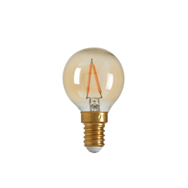 Light & Living LED kogel Ø4x7 cm LIGHT 2W amber E14 dimbaar