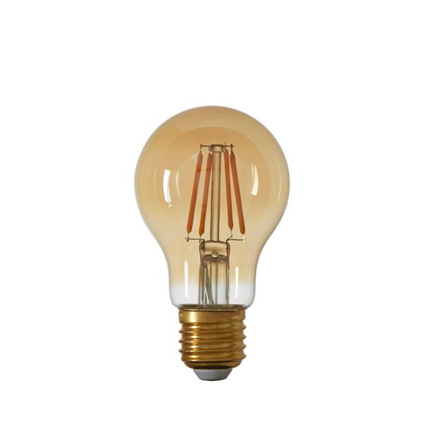 Light & Living LED kogel Ø6x11 cm LIGHT 4W amber E27 dimbaar