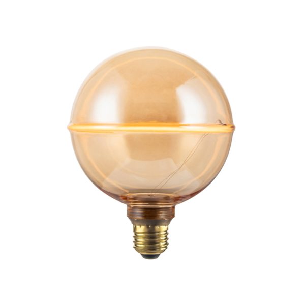 Light & Living Deco LED globe Ø13x16,5 cm LIGHT 4W amber E27 dimbaar