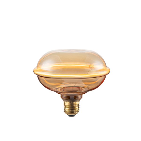 Light & Living Deco LED Ø13x12 cm LIGHT 4W amber E27 dimbaar