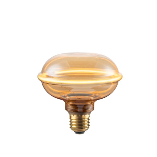 Light & Living Deco LED Ø10x10,5 cm LIGHT 4W amber E27 dimbaar
