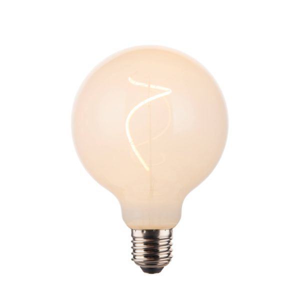 Light & Living Deco LED globe Ø9,5x14 cm LIGHT 4W wit E27 dimbaar