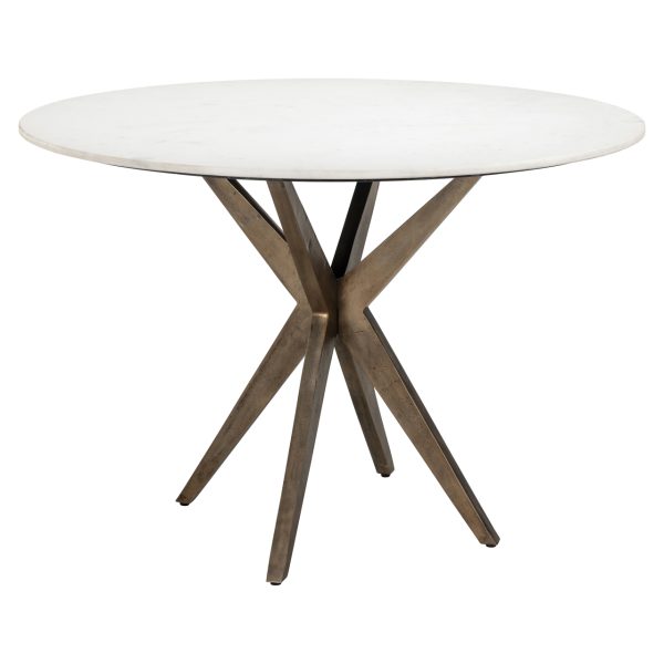 Richmond Interiors Eettafel Maisy white 114Ø