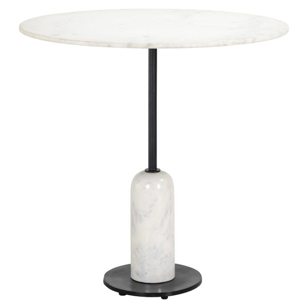 Richmond Interiors Eettafel Jagger black/white 76,5Ø