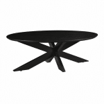 Livingfurn Oslo Oval Black130 cm