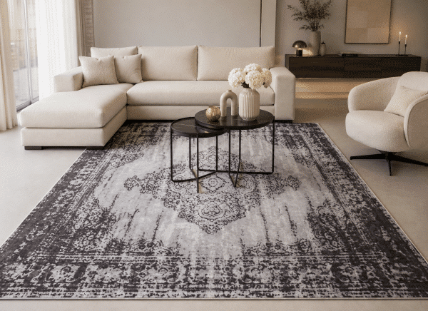 Livingfurn Brix Kelly Vintage Black 200x290 cm