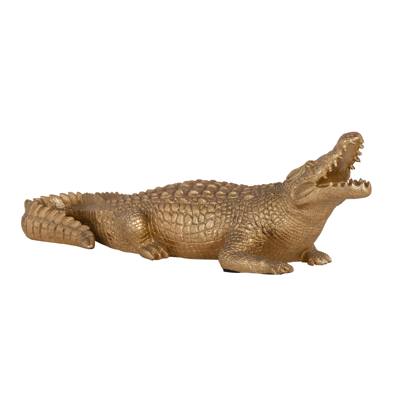 Richmond Interiors Decoratief object Crocodile gold