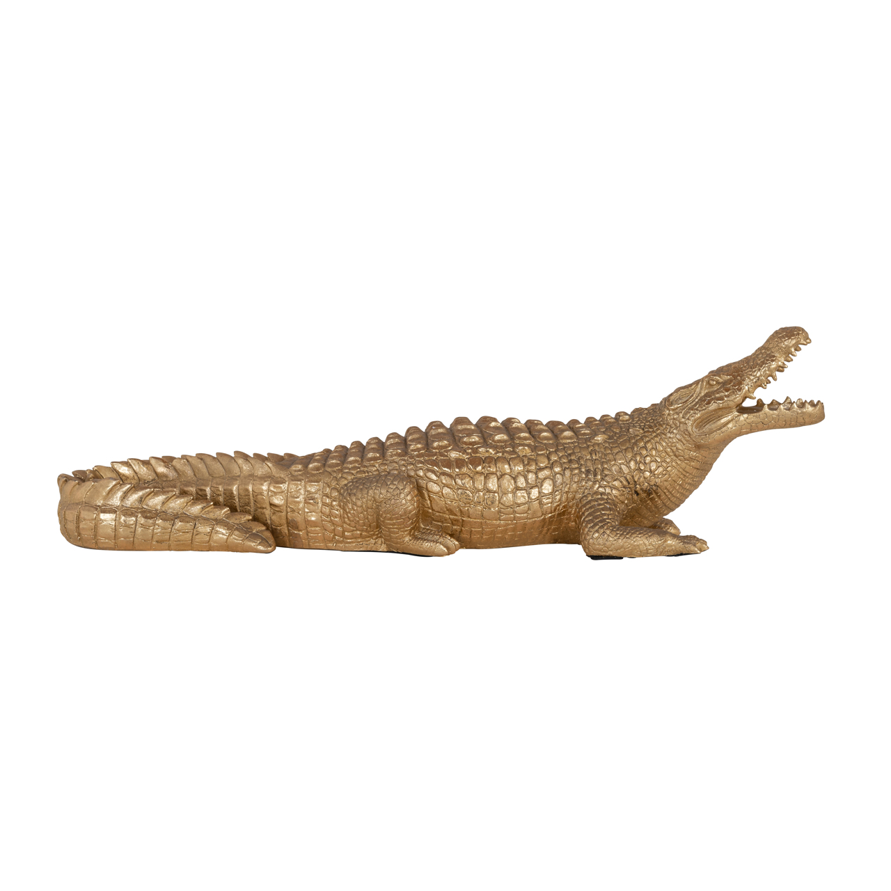 Richmond Interiors Decoratief object Crocodile gold