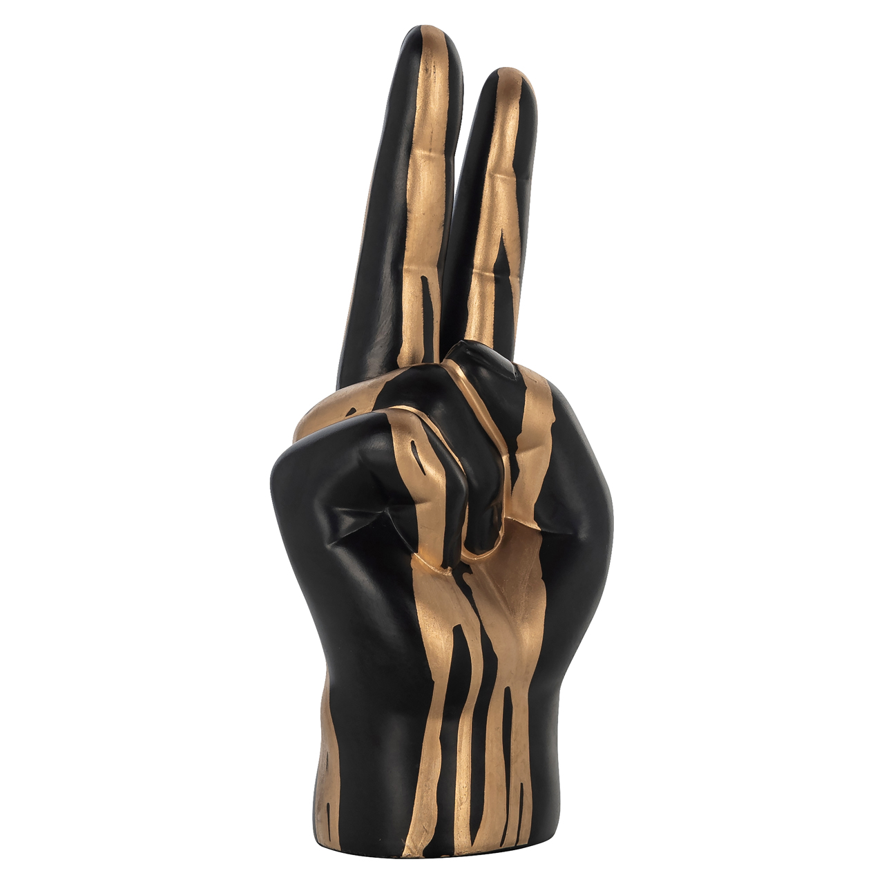 Richmond Interiors Decoratief object Peace black/gold