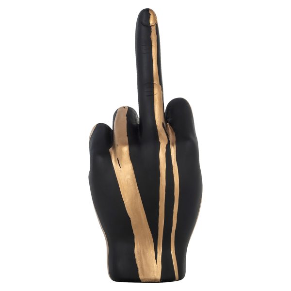 Richmond Interiors Decoratief object Digitus black/gold