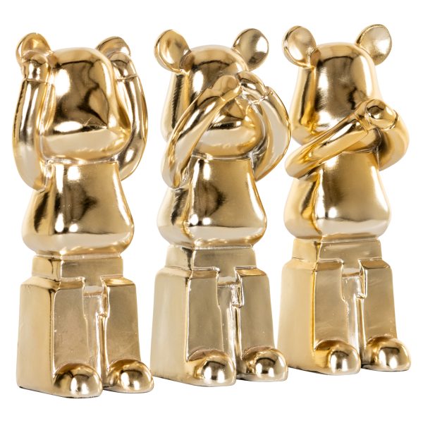 Richmond Interiors Decoratief object Berna gold (Set of 3)