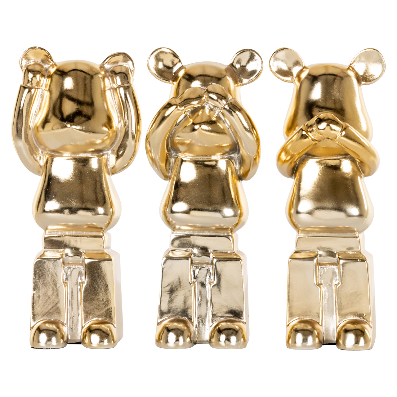 Richmond Interiors Decoratief object Berna gold (Set of 3)