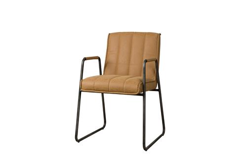 Tower Living Santo Armstoel - fabric Miami 004 cognac