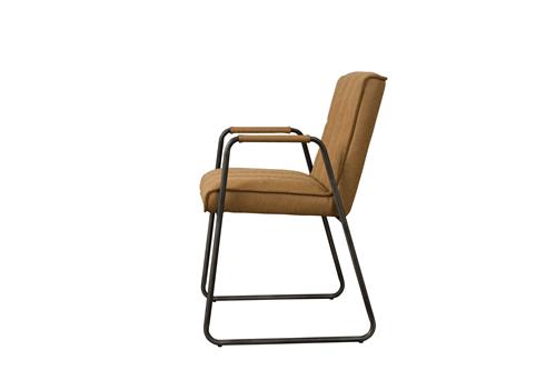 Tower Living Santo Armstoel - fabric Miami 005 brown