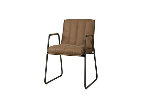 Tower Living Santo Armstoel - fabric Miami 005 brown