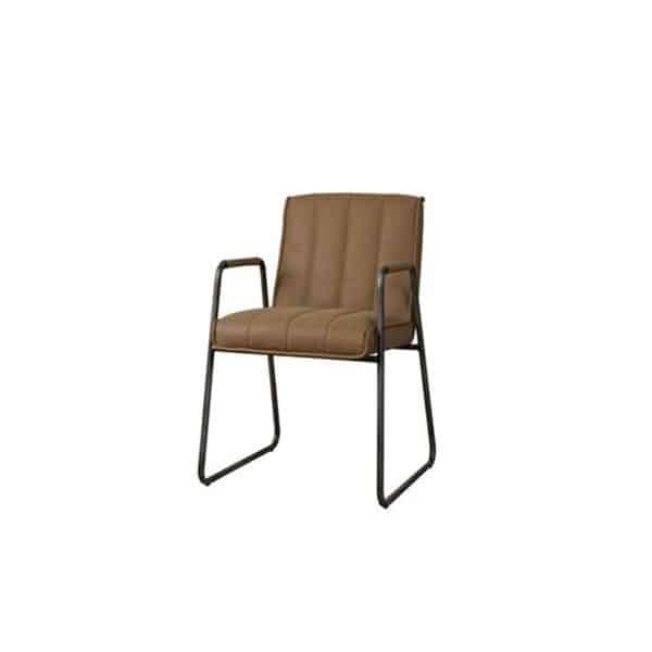 Tower Living Santo Armstoel - fabric Miami 005 brown