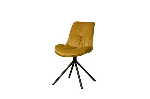 Tower Living Palma Stoel - fabric Bluvel 68 yellow