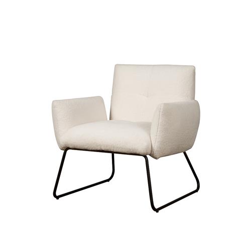 Tower Living Dante Fauteuil - fabric Teddy MJ81 White