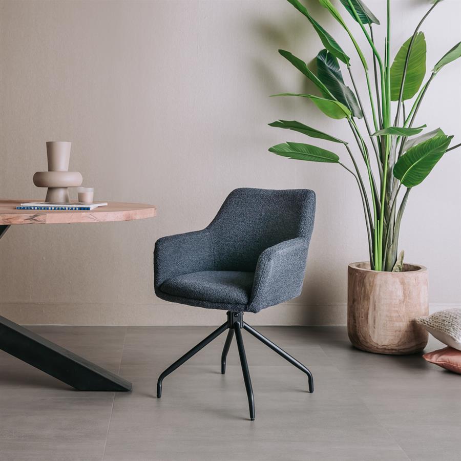 Tower Living Ortana Armstoel - Alpine indigo 90 (draaibaar)