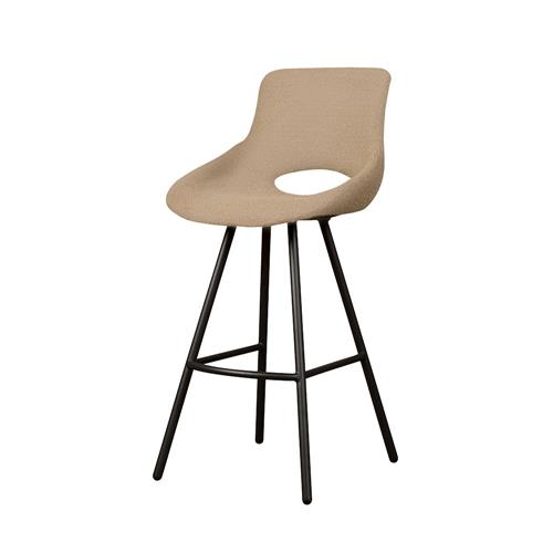 Tower Living Campo Barstoel - fabric Teddy MJ83 Light brown