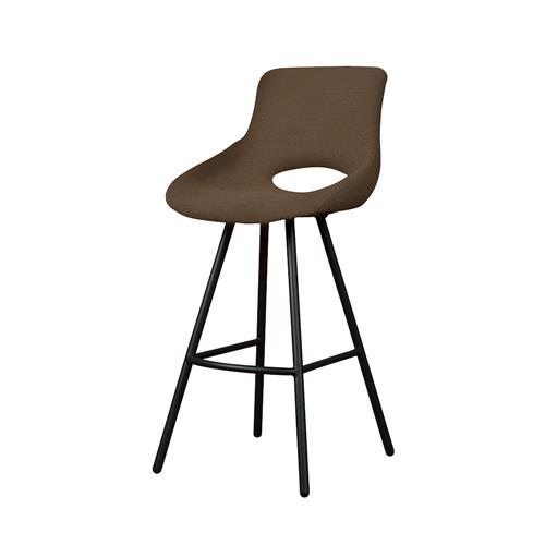 Tower Living Campo Barstoel - fabric Teddy MJ87 Dark brown
