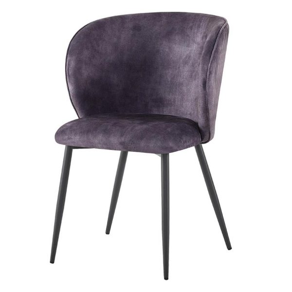 Tower Living Perano Stoel - fabric Adore 29 Dark grey